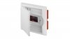 Rozdzielnica modułowa 1x6 p/t ECONOMIC BOX RP 1/6 drzwi białe (N+PE) IP40 2511-00